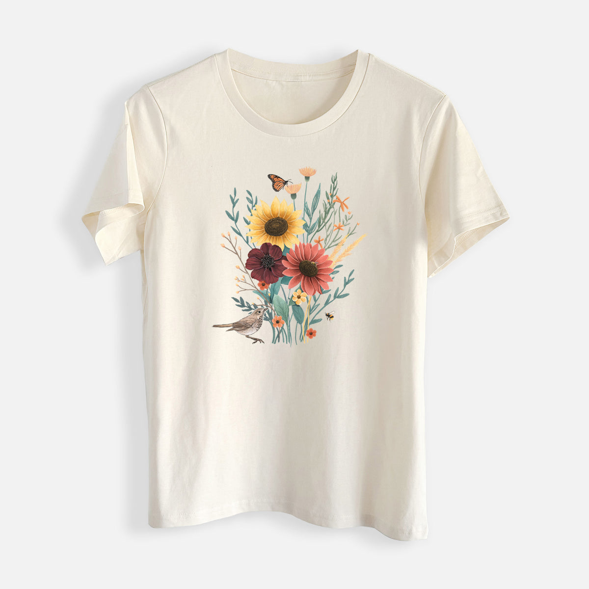 Fall Bouquet - Womens Everyday Maple Tee