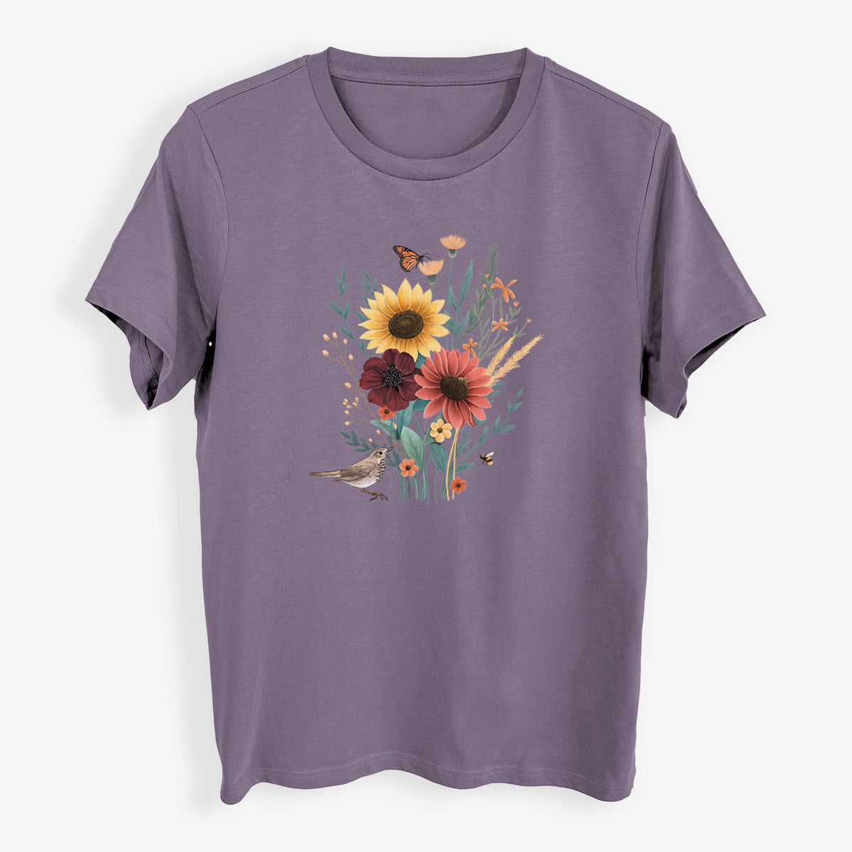 Fall Bouquet - Womens Everyday Maple Tee