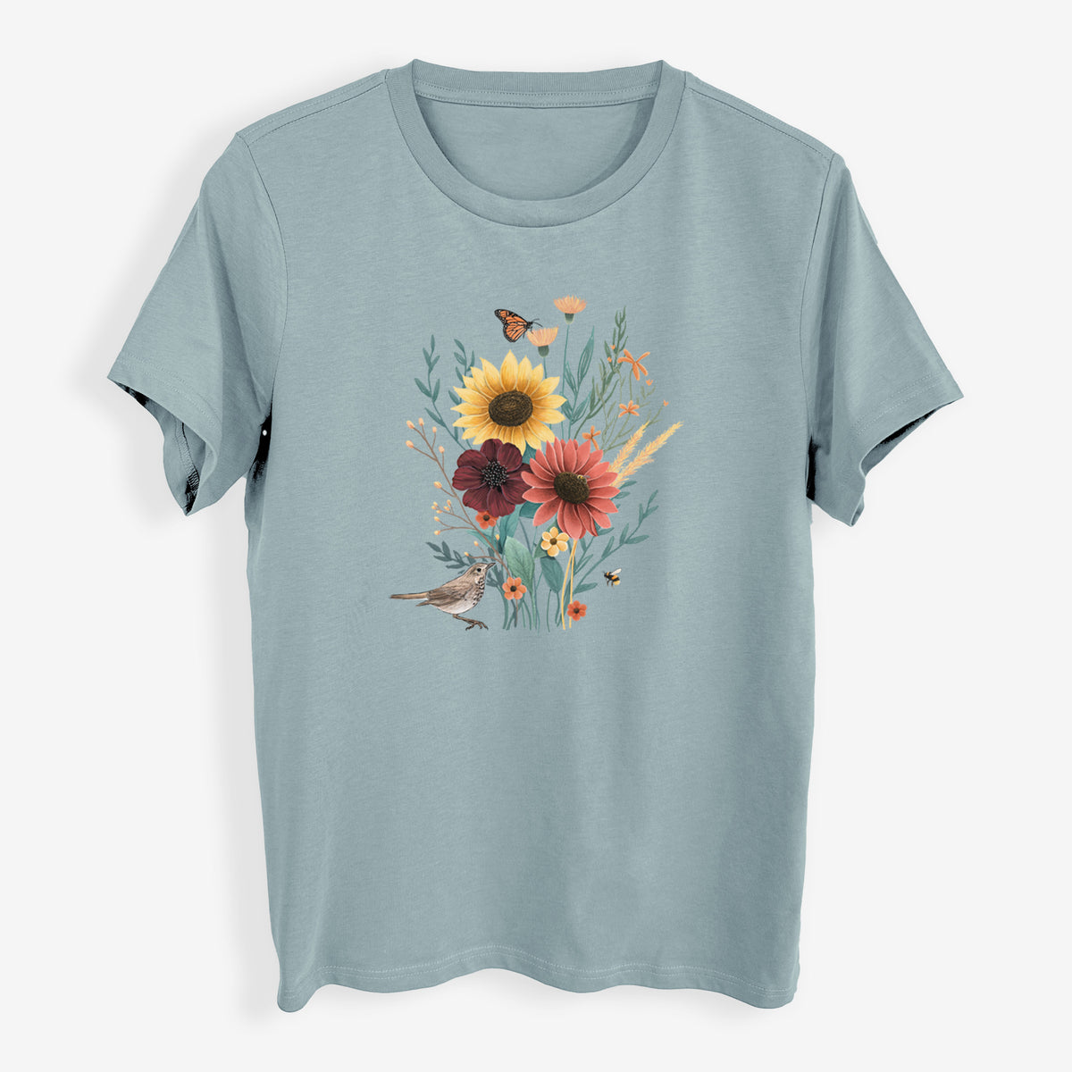 Fall Bouquet - Womens Everyday Maple Tee