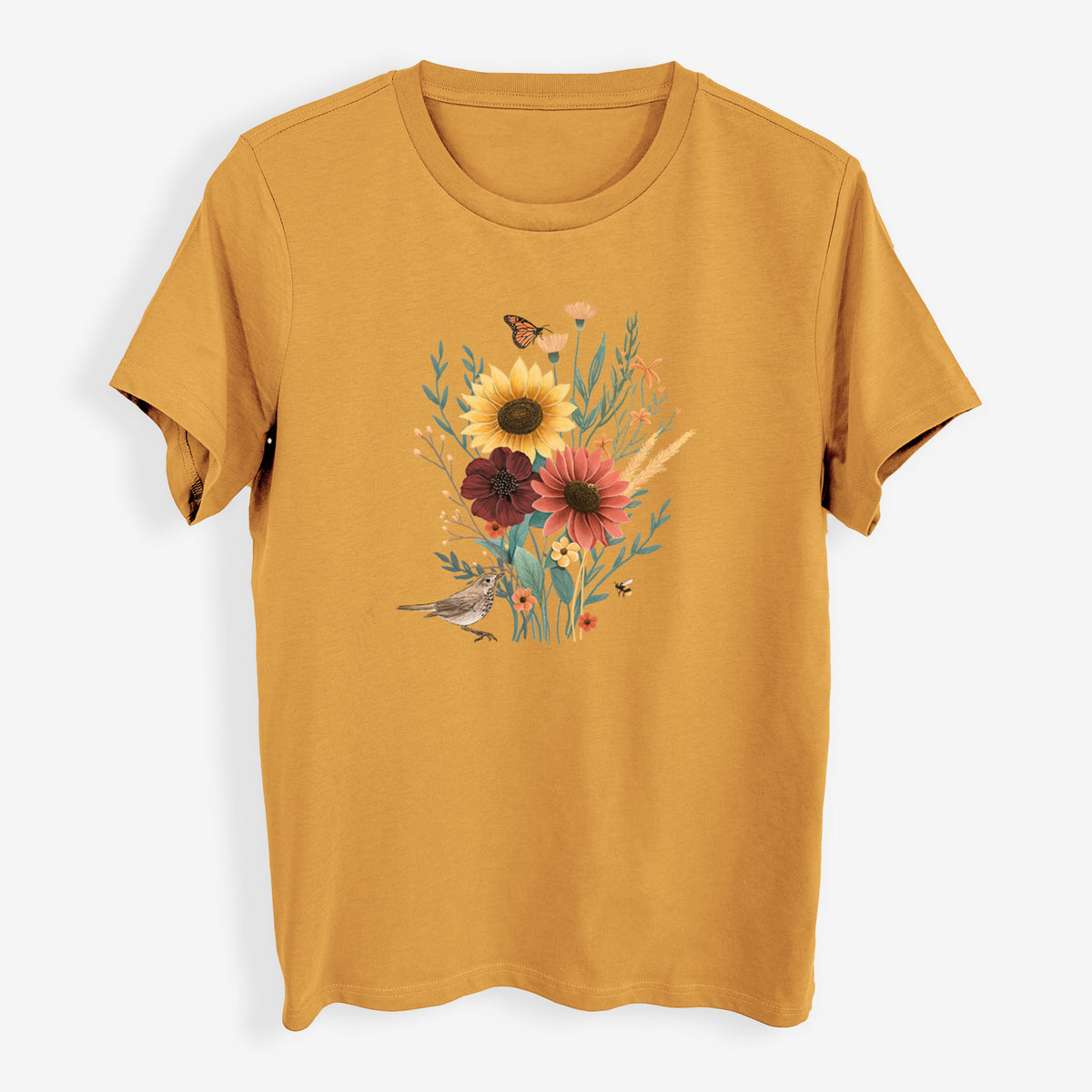 Fall Bouquet - Womens Everyday Maple Tee