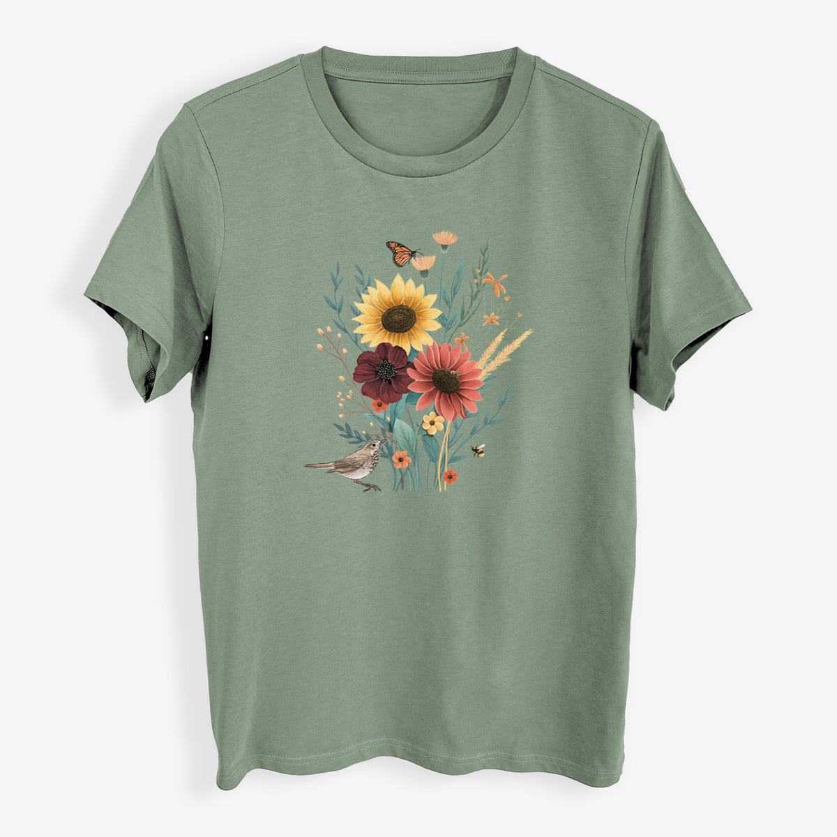 Fall Bouquet - Womens Everyday Maple Tee