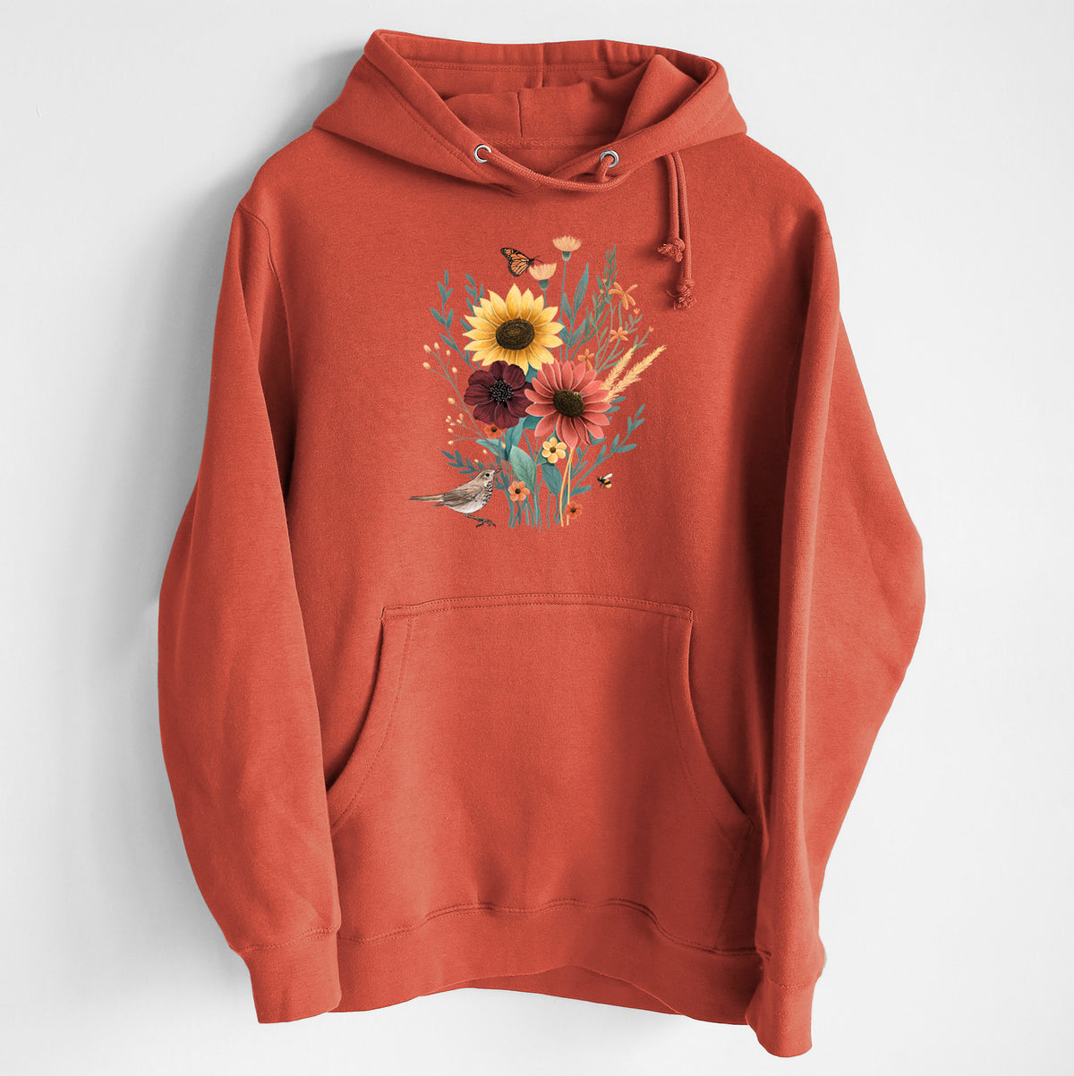 Fall Bouquet - Heavyweight Fleece Hoodie