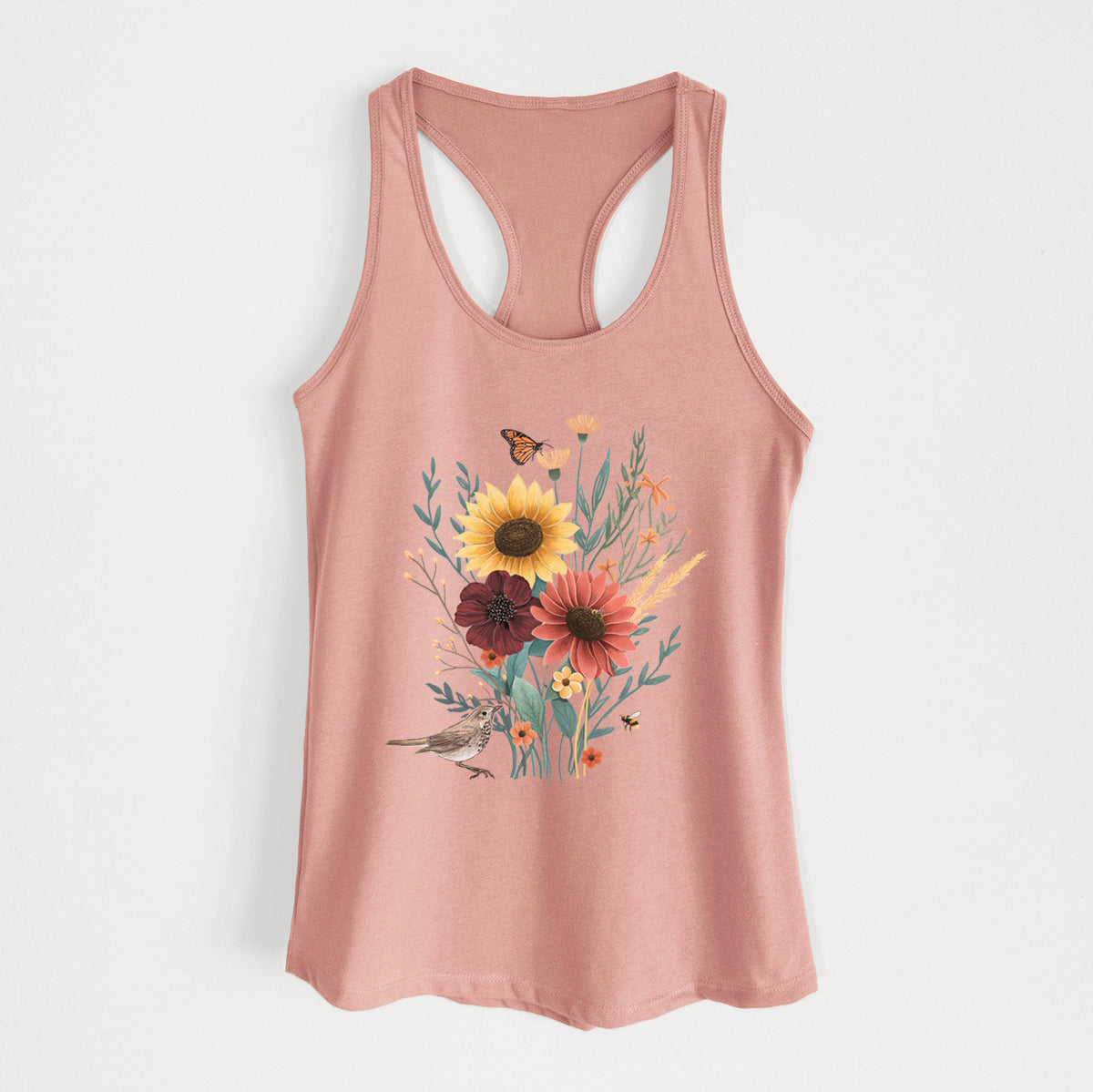 Fall Bouquet - Women&#39;s Racerback Tanktop