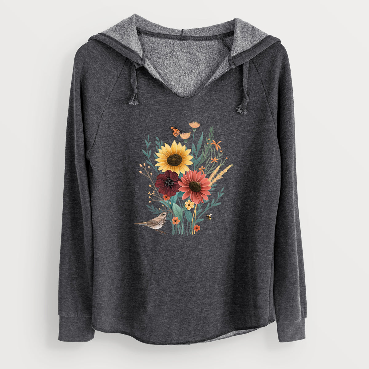 Fall Bouquet - Cali Wave Hooded Sweatshirt