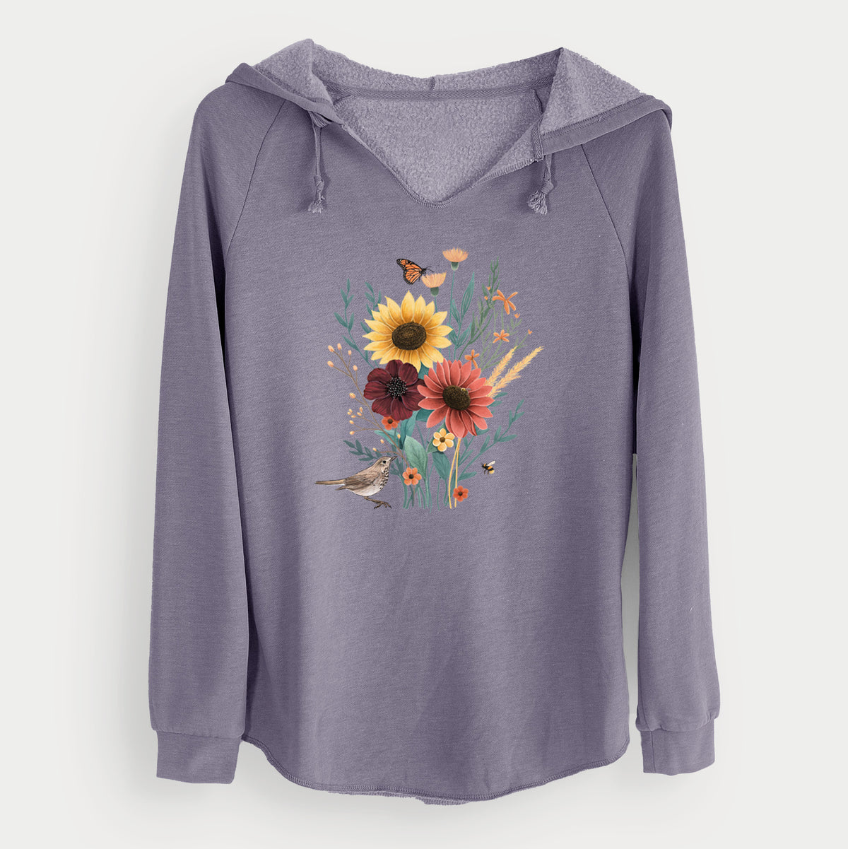 Fall Bouquet - Cali Wave Hooded Sweatshirt