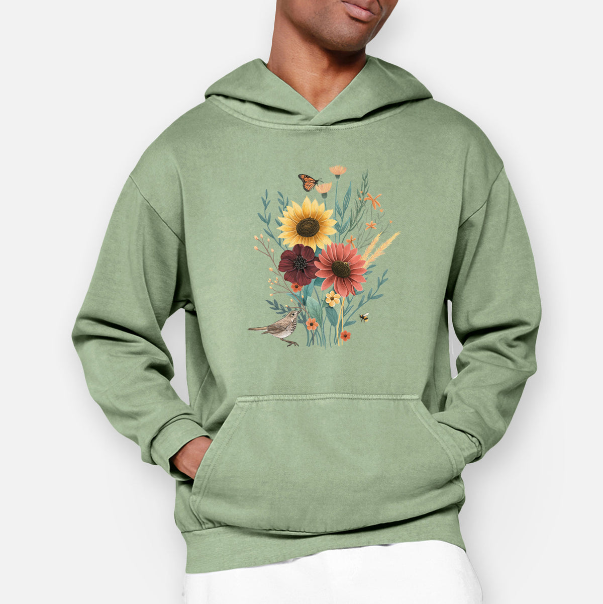 Fall Bouquet  - Urban Heavyweight Hoodie