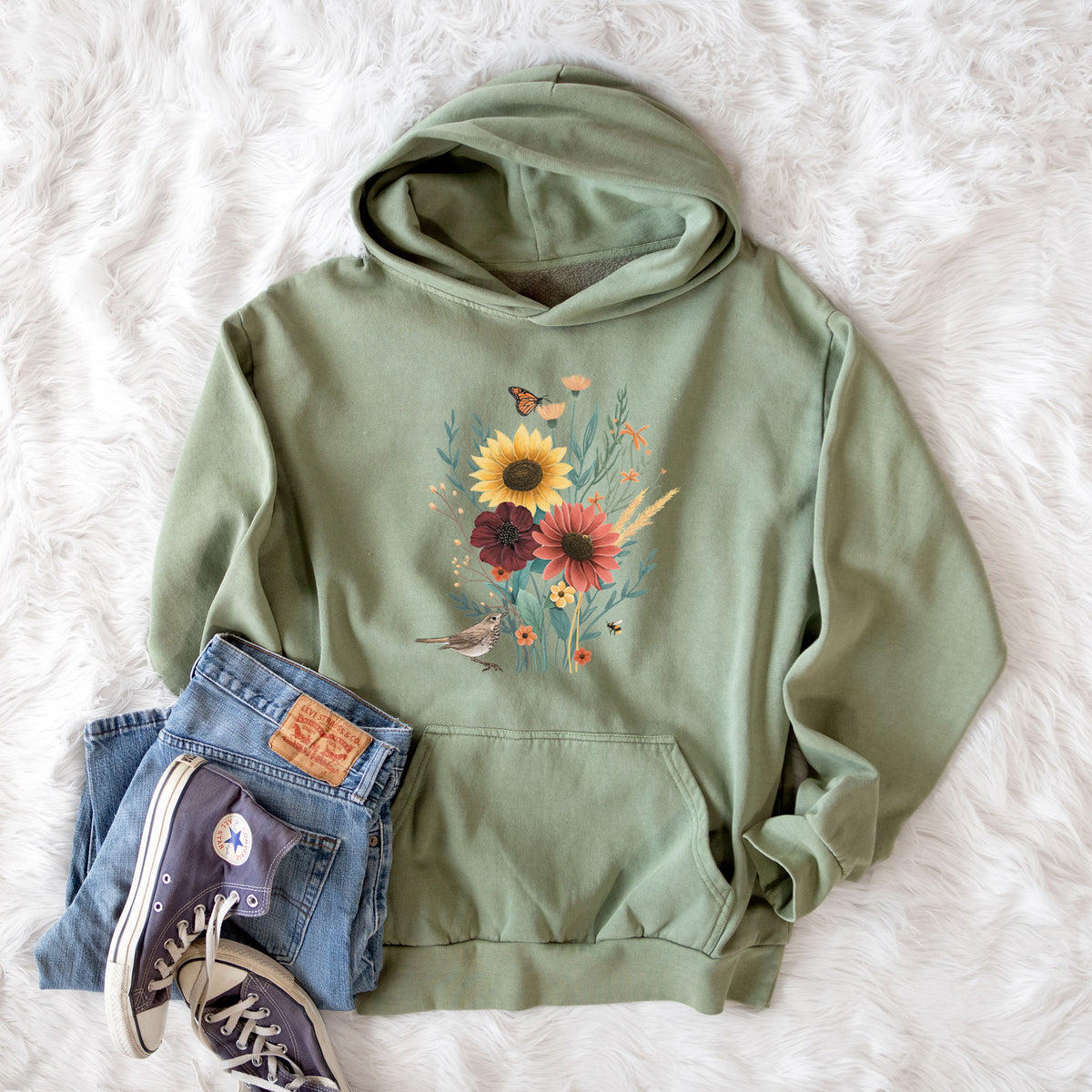 Fall Bouquet  - Urban Heavyweight Hoodie