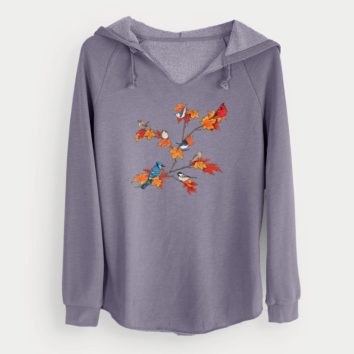 Autumn Backyard Birds - Cali Wave Hooded Sweatshirt