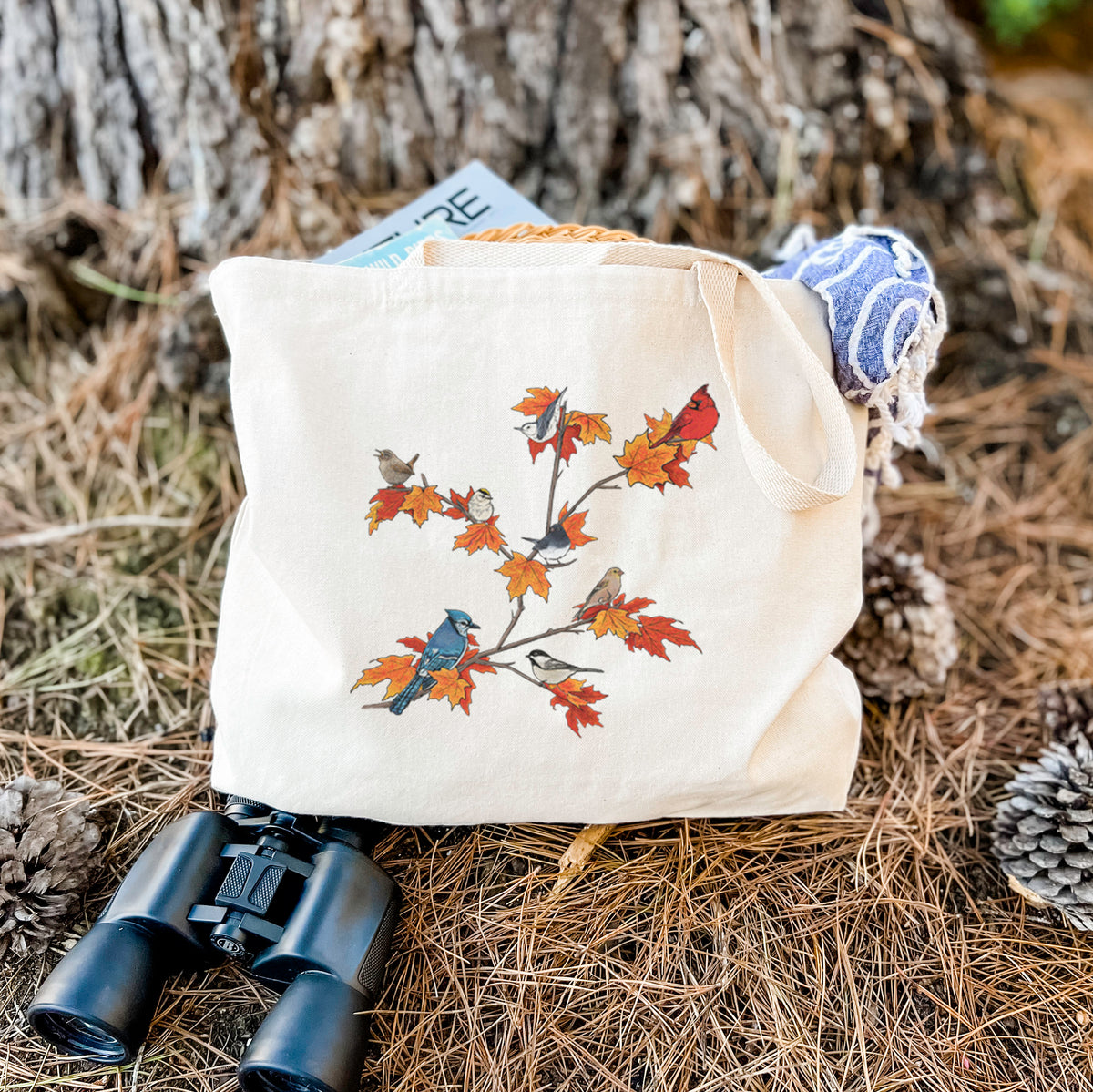 Autumn Backyard Birds - Tote Bag