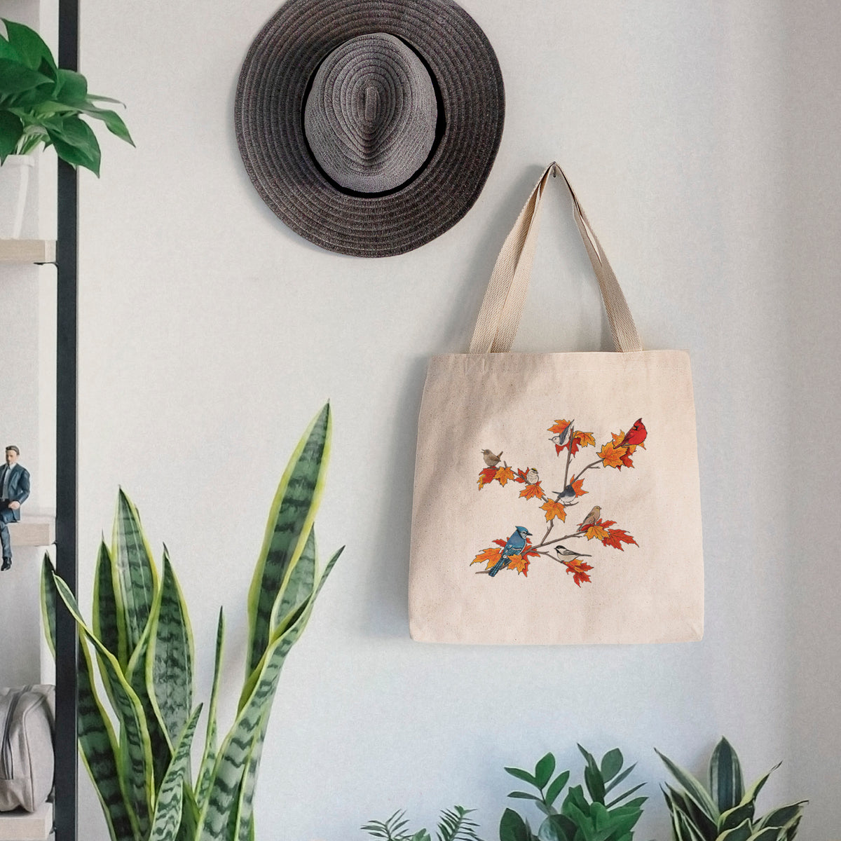 Autumn Backyard Birds - Tote Bag