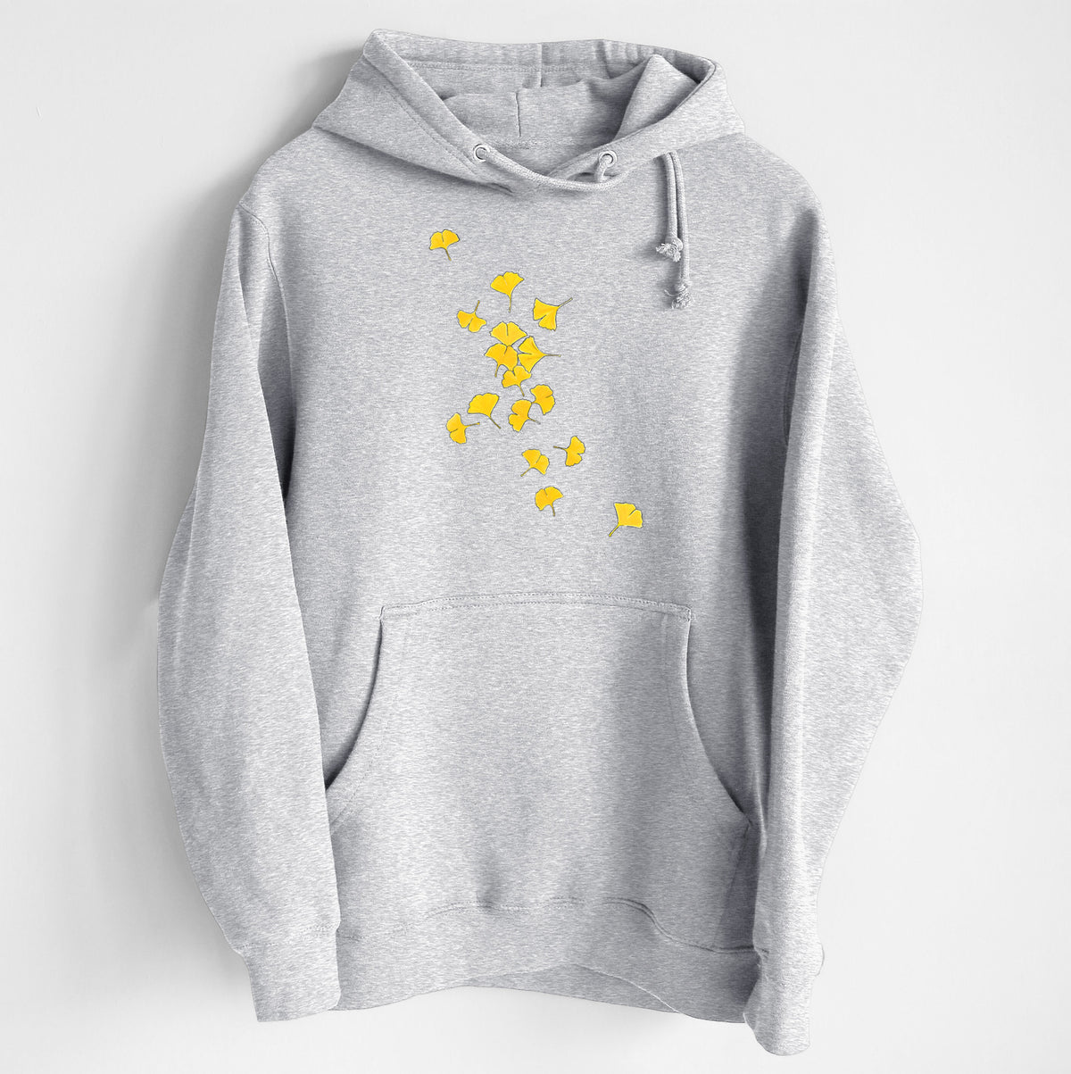 Falling Ginkgo Leaves - Heavyweight Fleece Hoodie