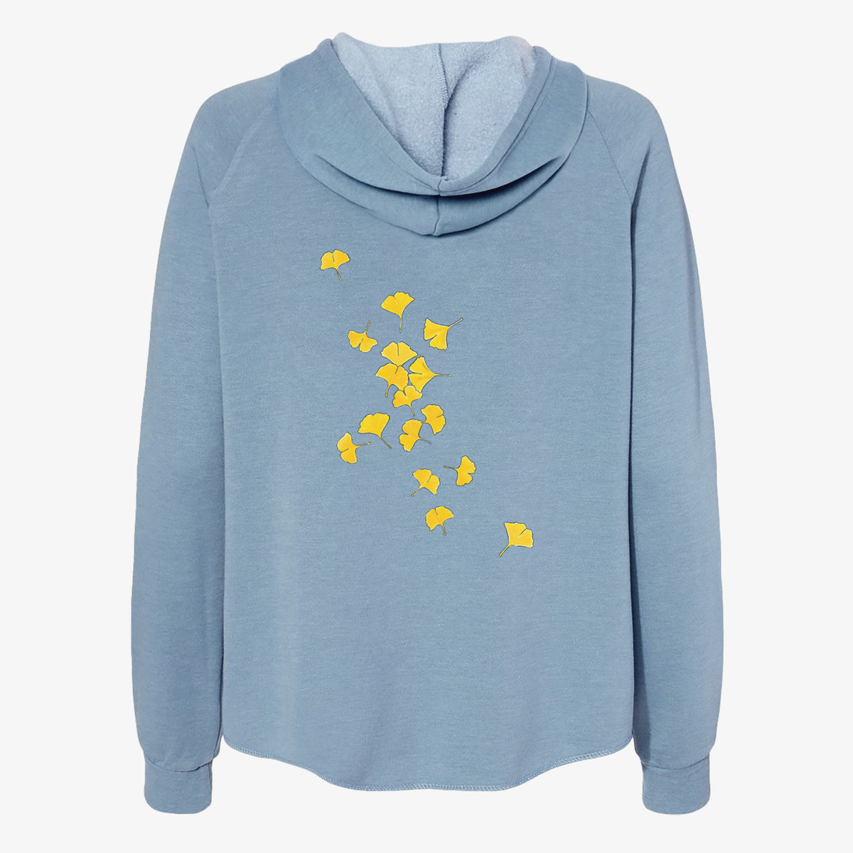 Falling Ginkgo Leaves - Women&#39;s Cali Wave Zip-Up Sweatshirt
