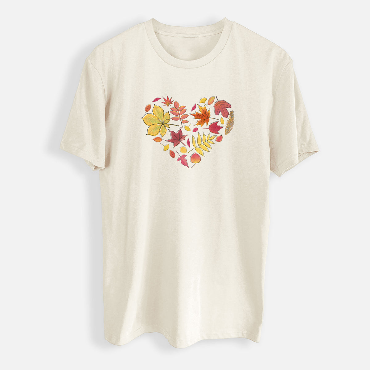 Vibrant Fall Heart - Mens Everyday Staple Tee