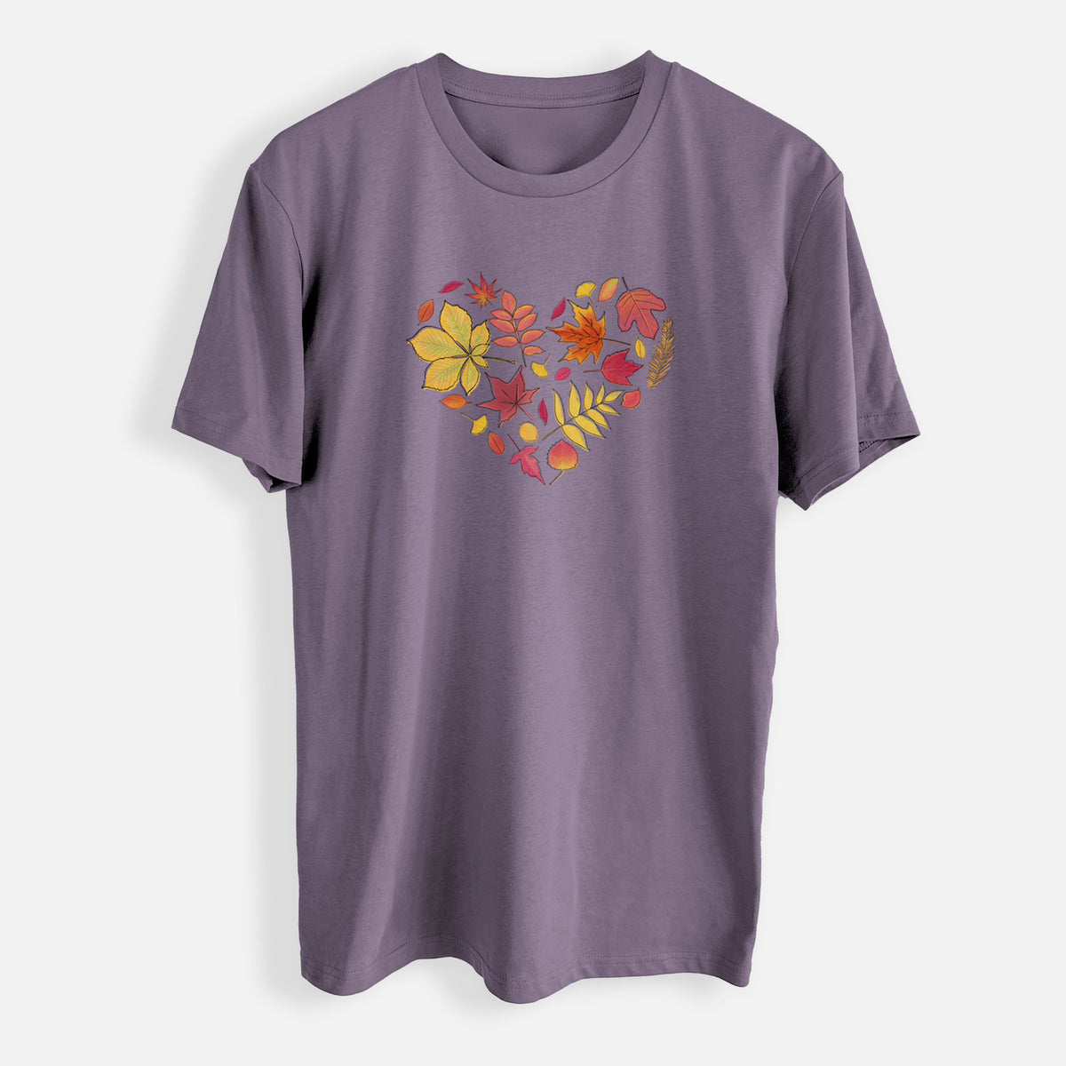 Vibrant Fall Heart - Mens Everyday Staple Tee