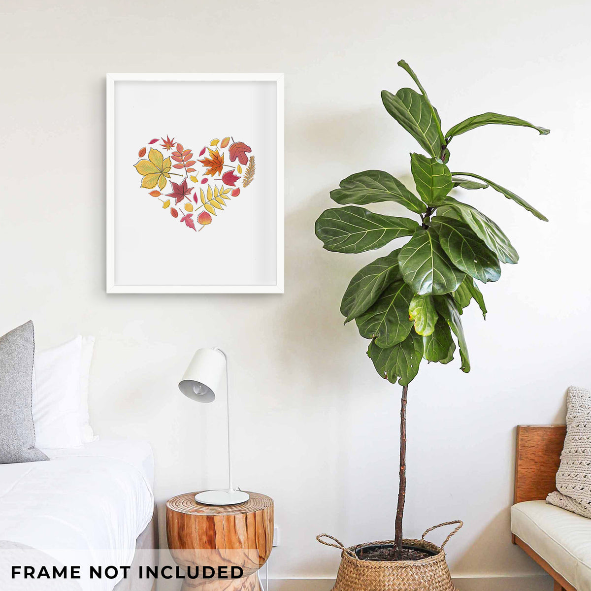 Vibrant Fall Heart - Fine Art Print