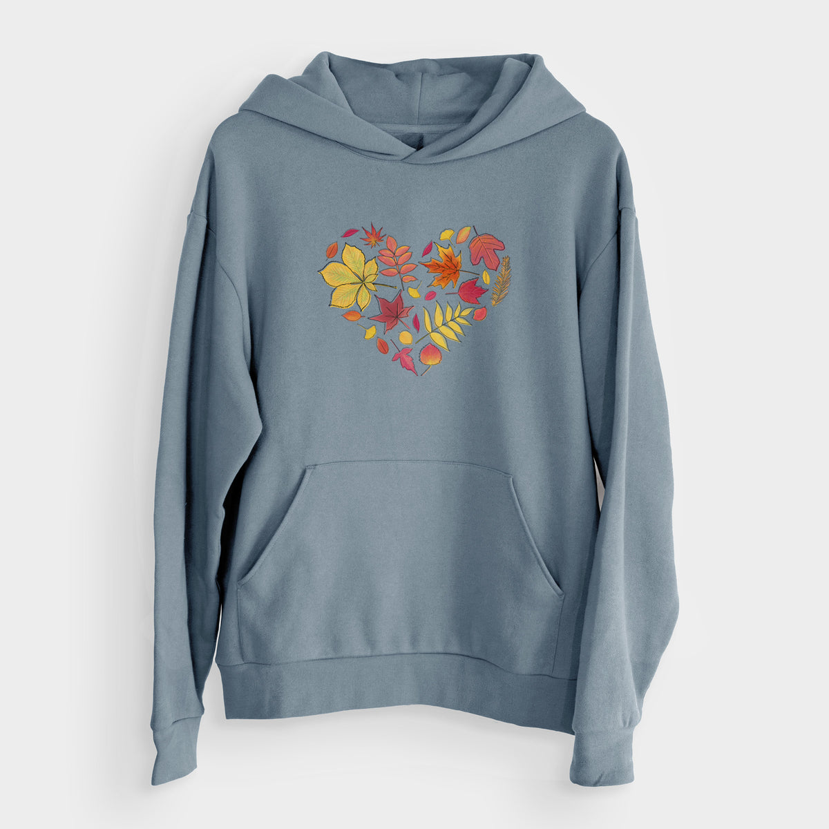 Vibrant Fall Heart  - Bodega Midweight Hoodie