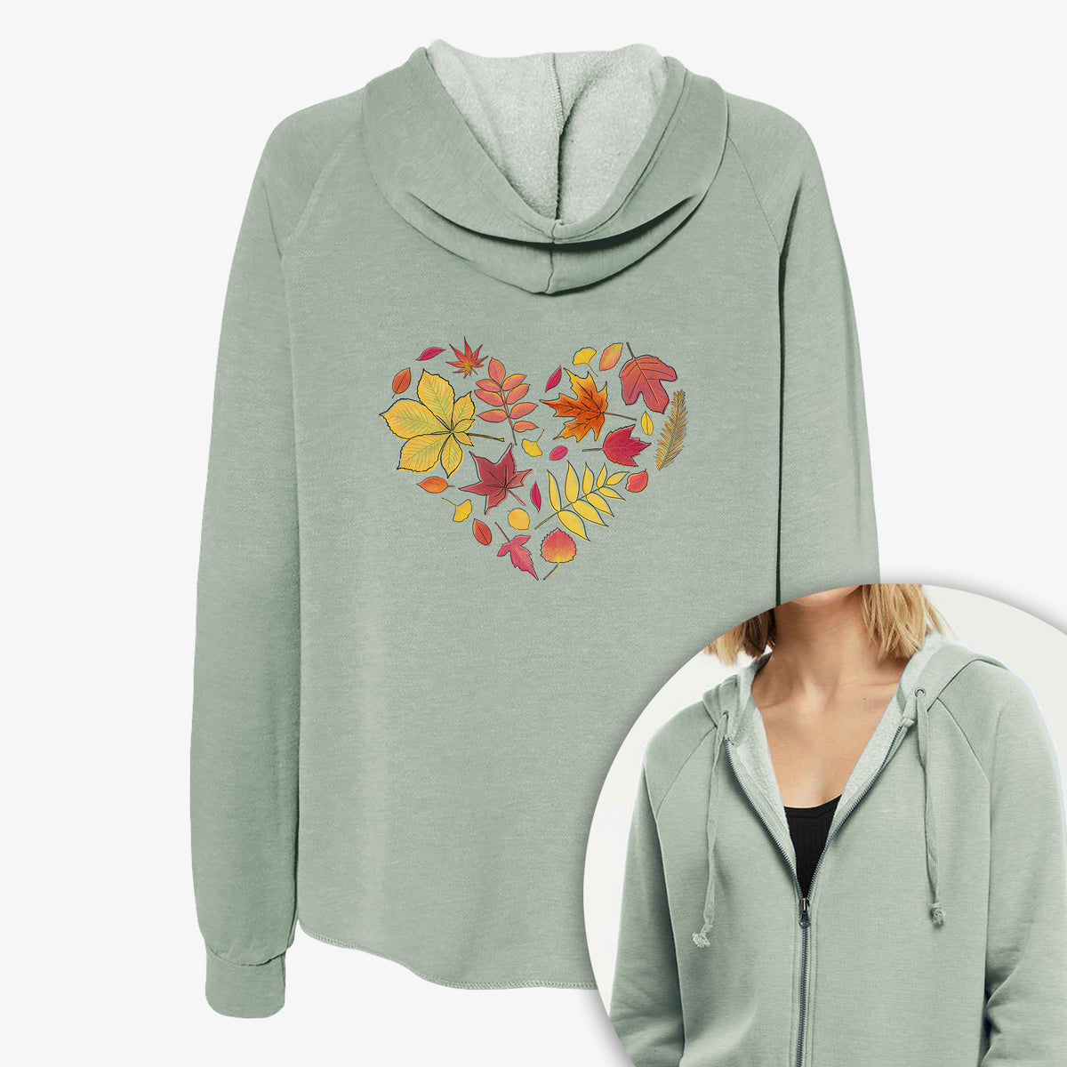 FallHeart - Women's Cali Wave Zip-Up Sweatshirt