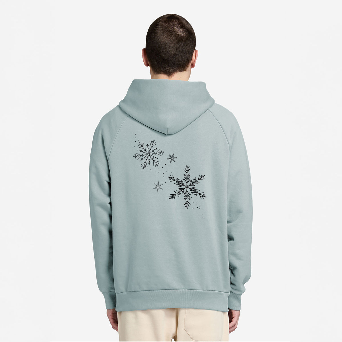 Falling Snowflakes - UltraLuxe Heavyweight French Terry Hoodie