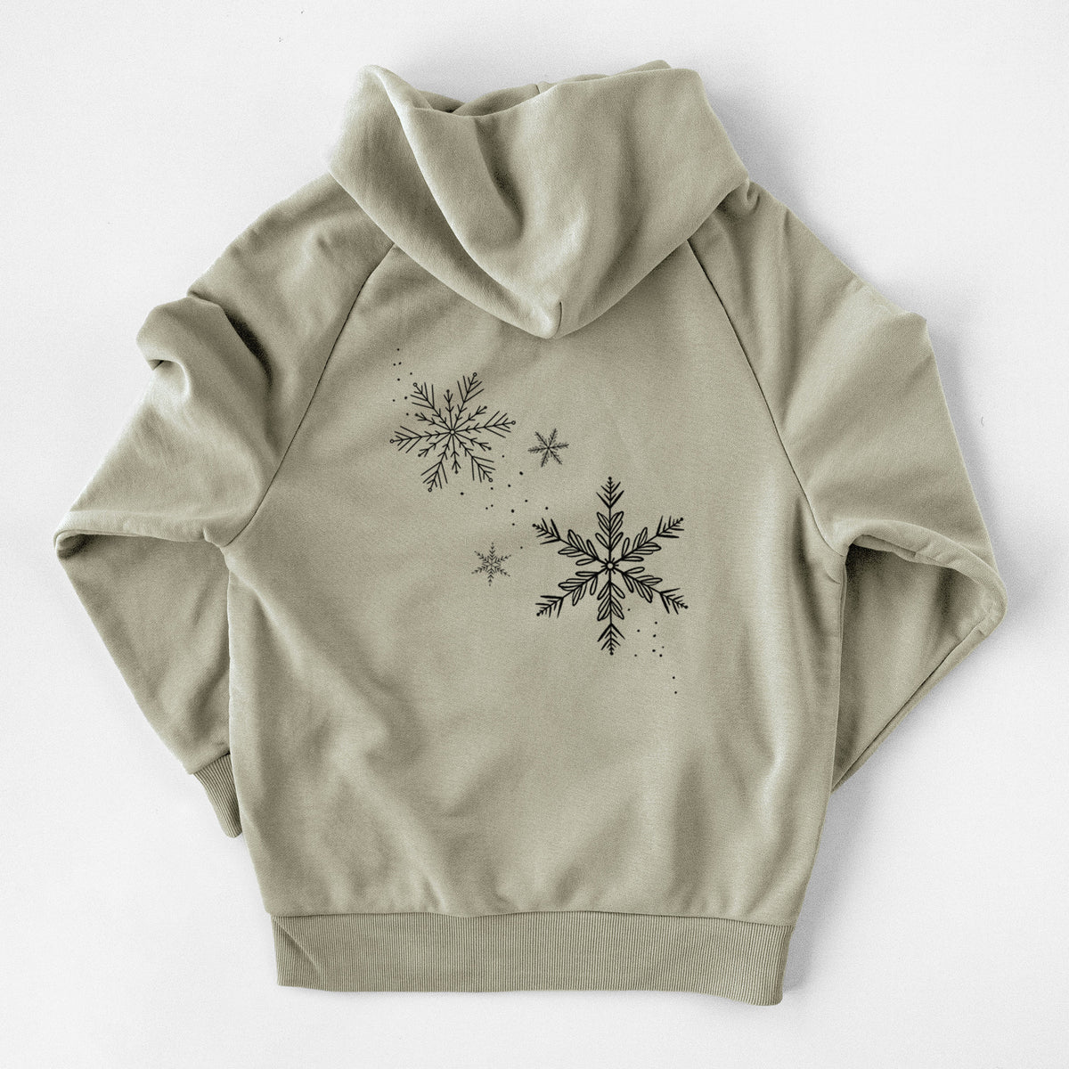 Falling Snowflakes - UltraLuxe Heavyweight French Terry Hoodie