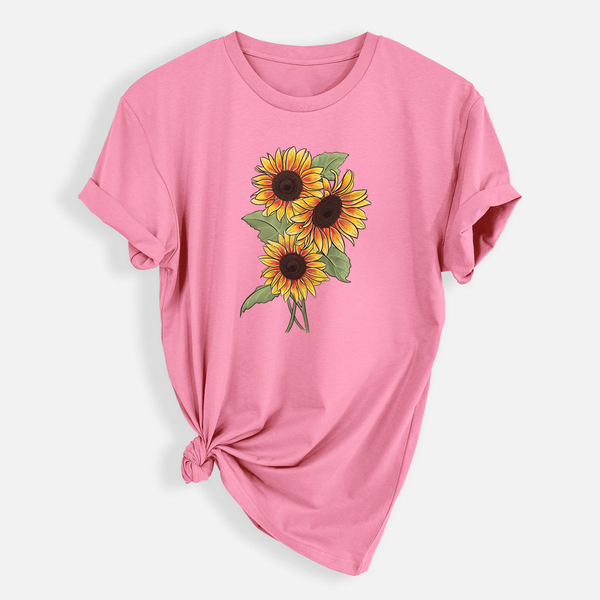 Firecracker Sunflowers - Helianthus annuus - Mens Everyday Staple Tee