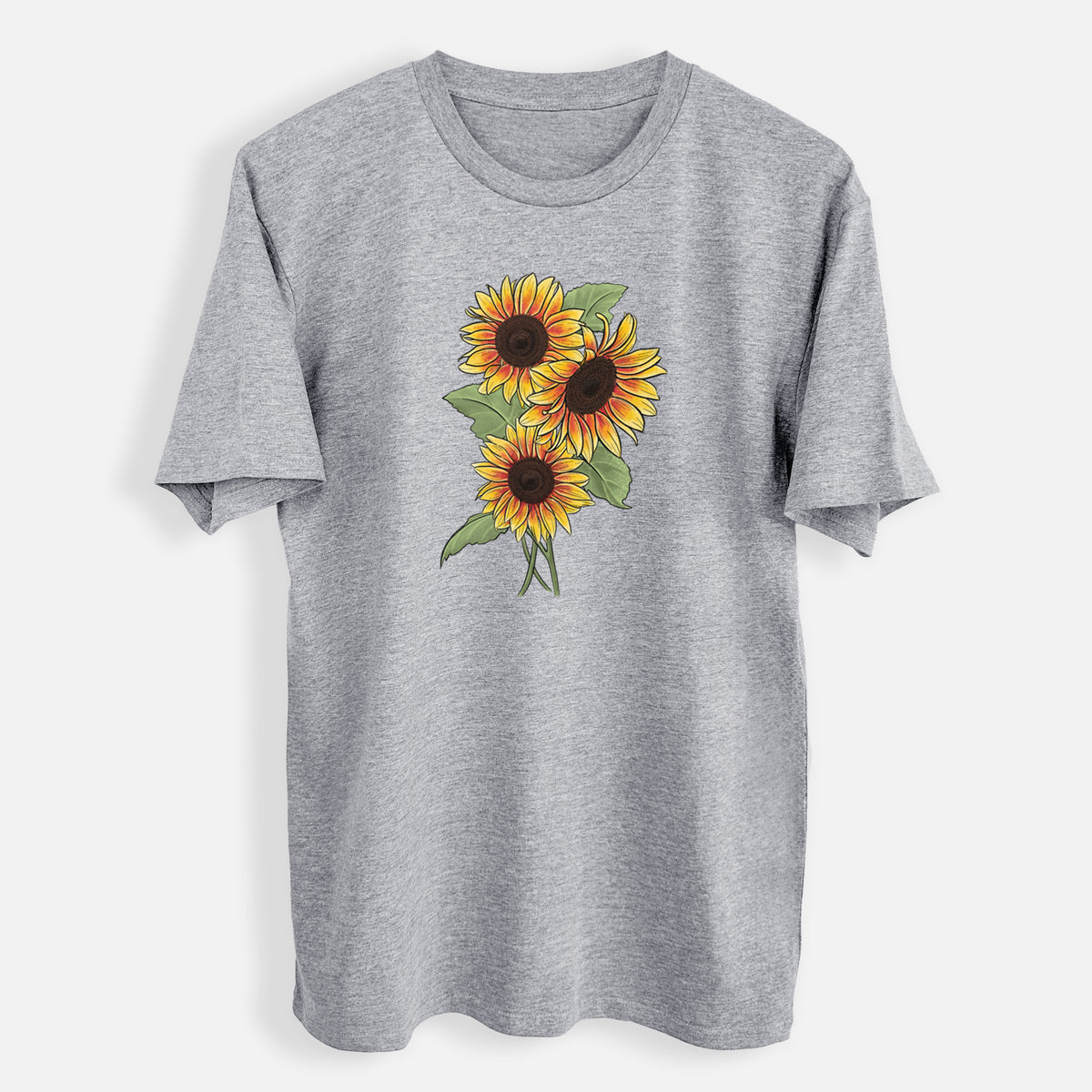 Firecracker Sunflowers - Helianthus annuus - Mens Everyday Staple Tee