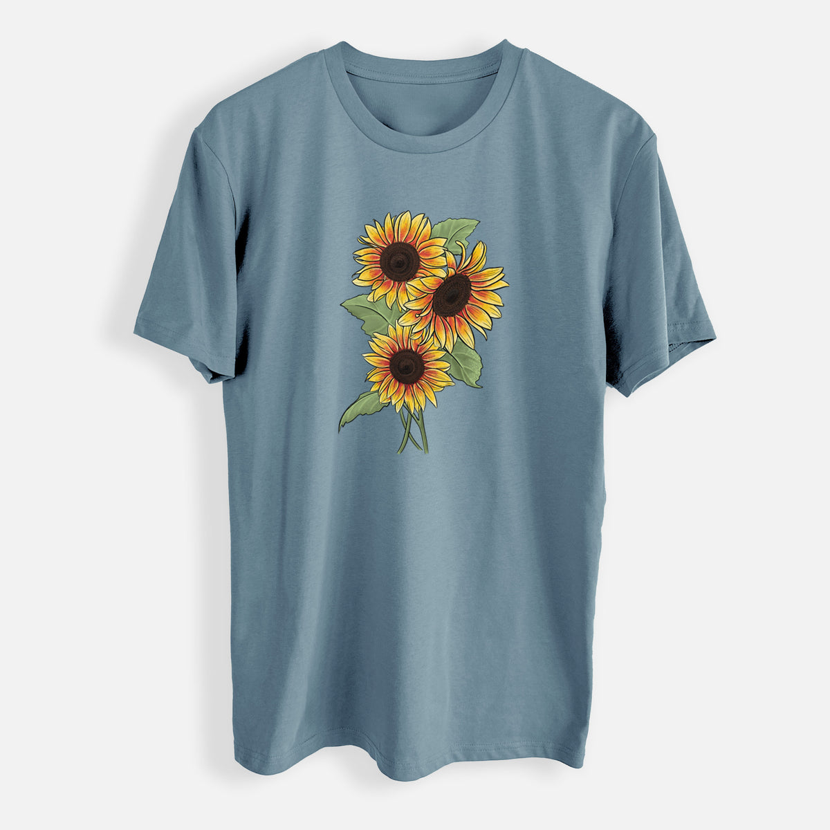 Firecracker Sunflowers - Helianthus annuus - Mens Everyday Staple Tee