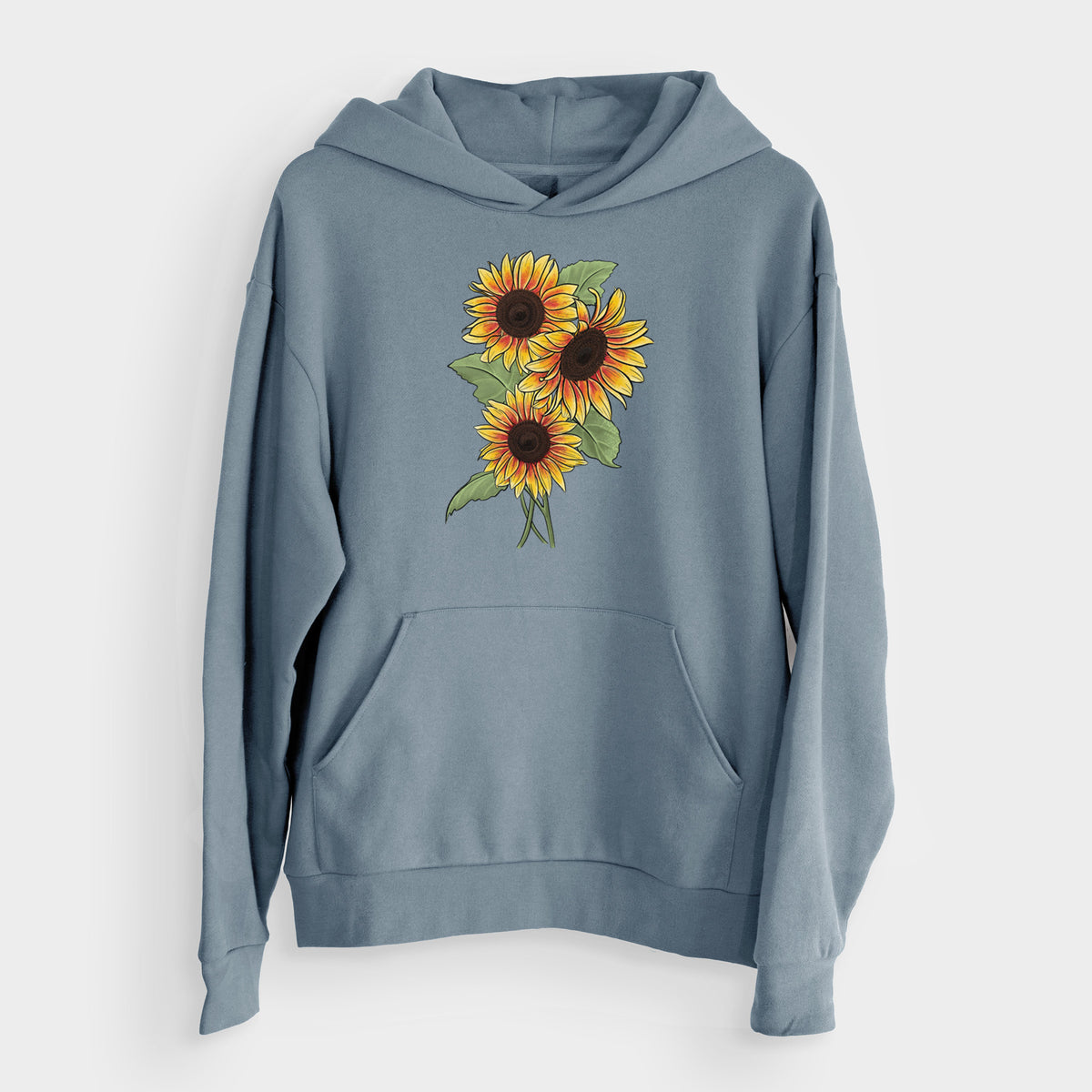 Firecracker Sunflowers - Helianthus annuus  - Bodega Midweight Hoodie