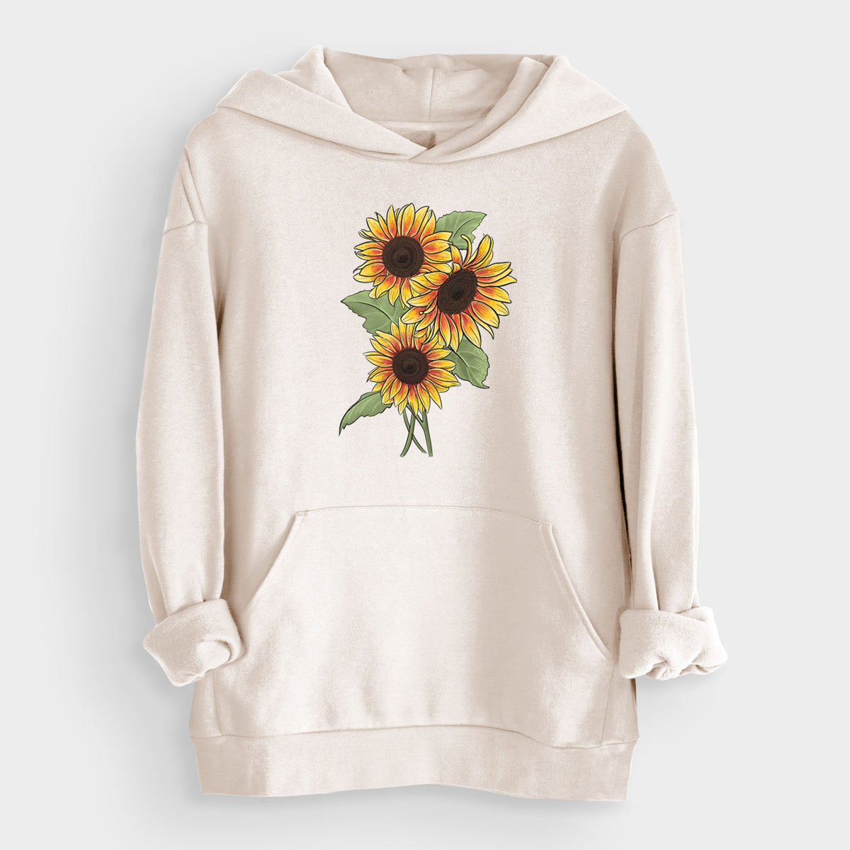 Firecracker Sunflowers - Helianthus annuus  - Bodega Midweight Hoodie