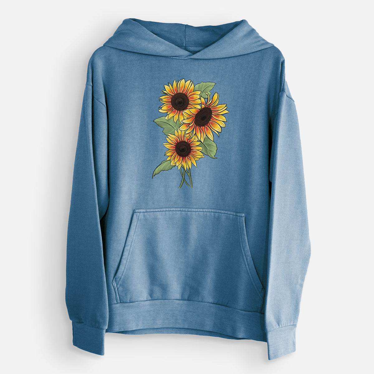 Firecracker Sunflowers - Helianthus annuus  - Urban Heavyweight Hoodie