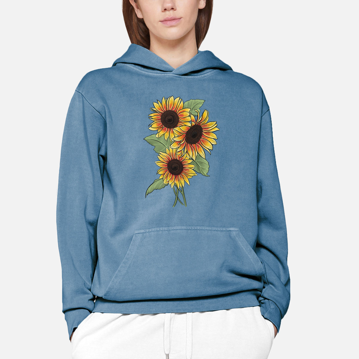 Firecracker Sunflowers - Helianthus annuus  - Urban Heavyweight Hoodie