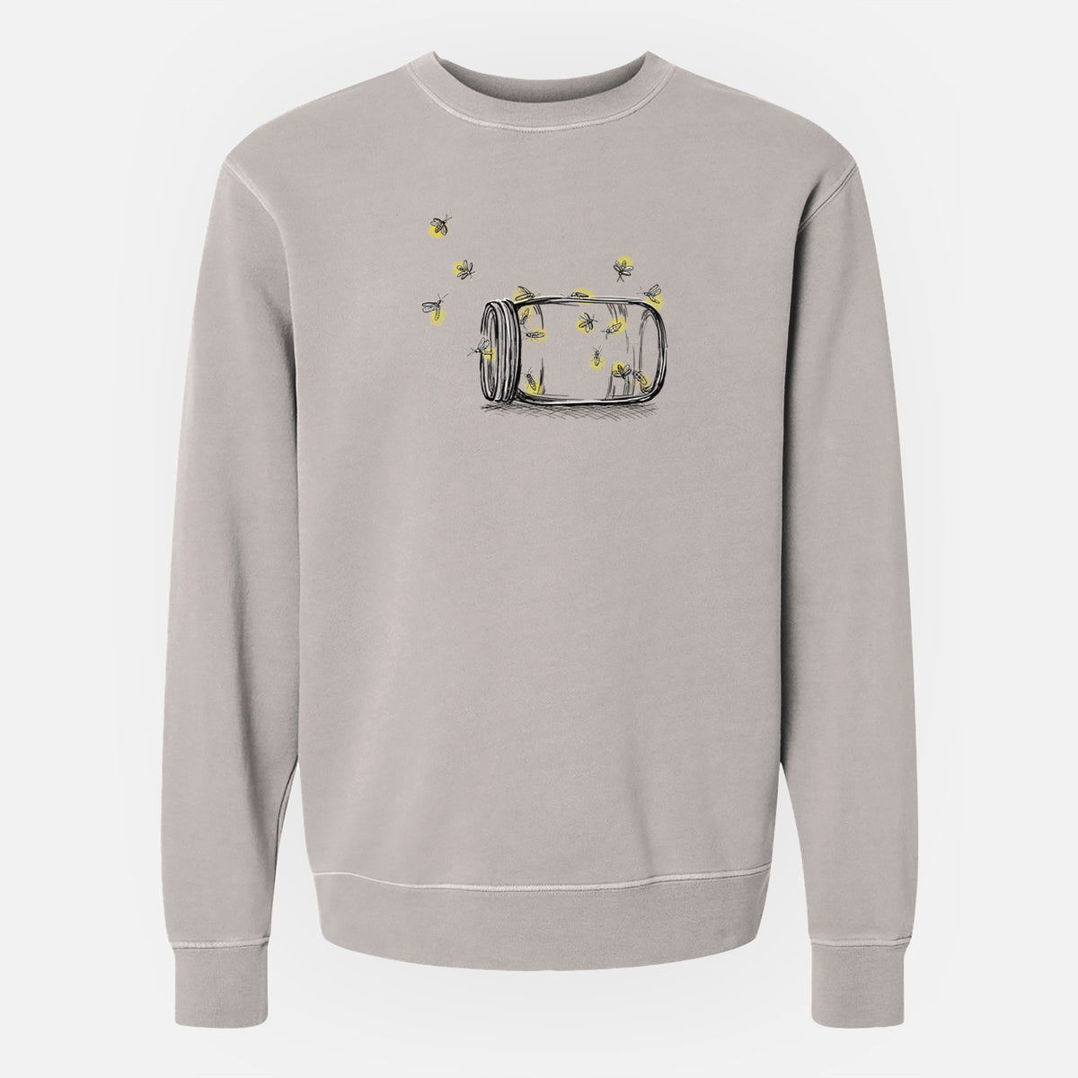 Summer Fireflies - Unisex Pigment Dyed Crew Sweatshirt