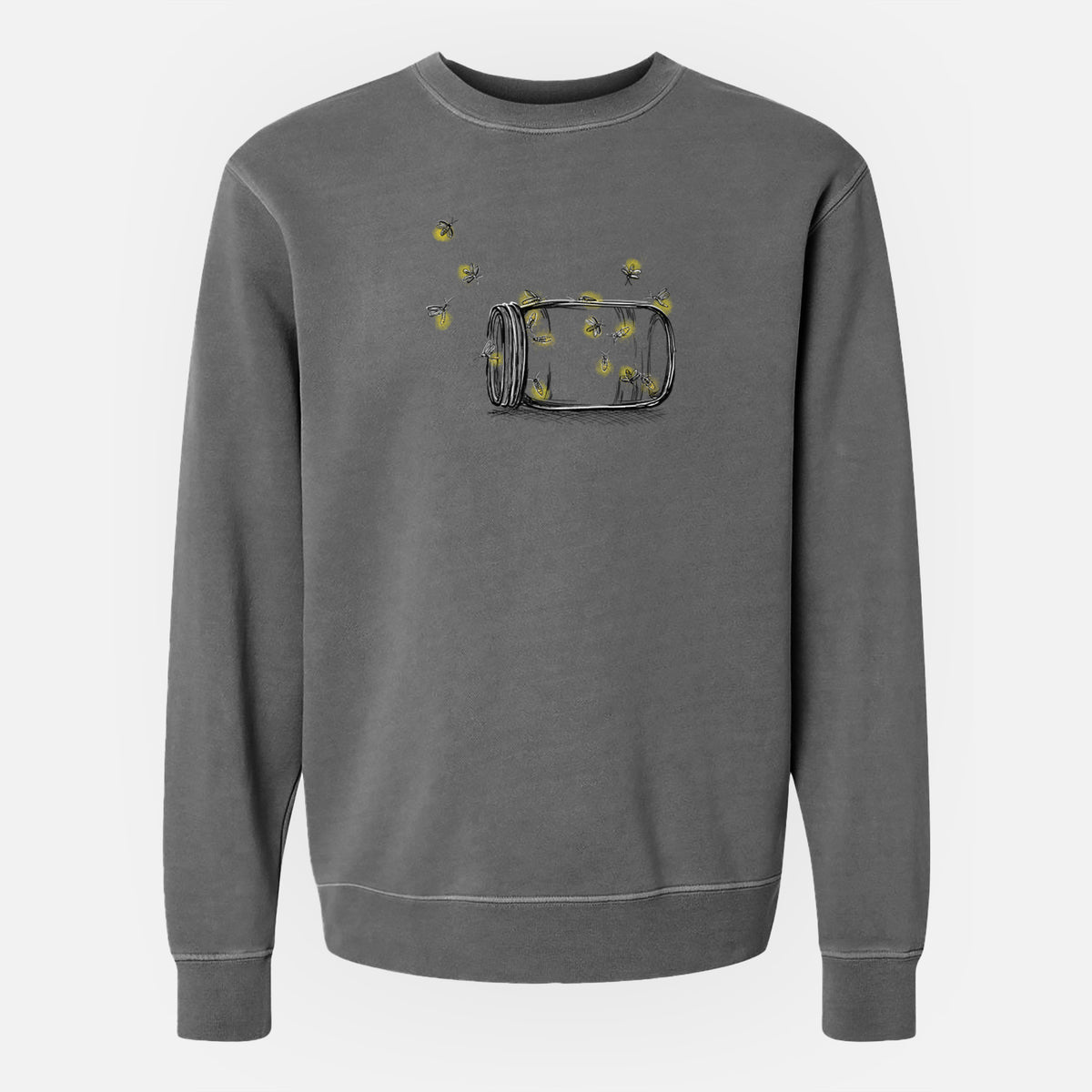 Summer Fireflies - Unisex Pigment Dyed Crew Sweatshirt