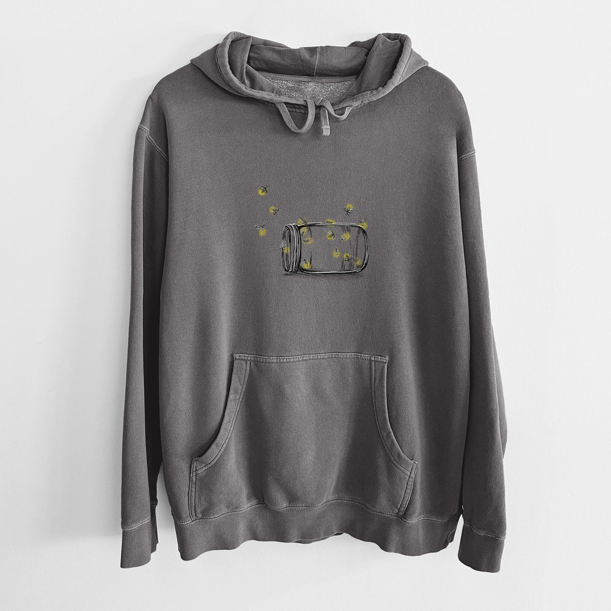 Summer Fireflies - Unisex Pigment Dyed Hoodie