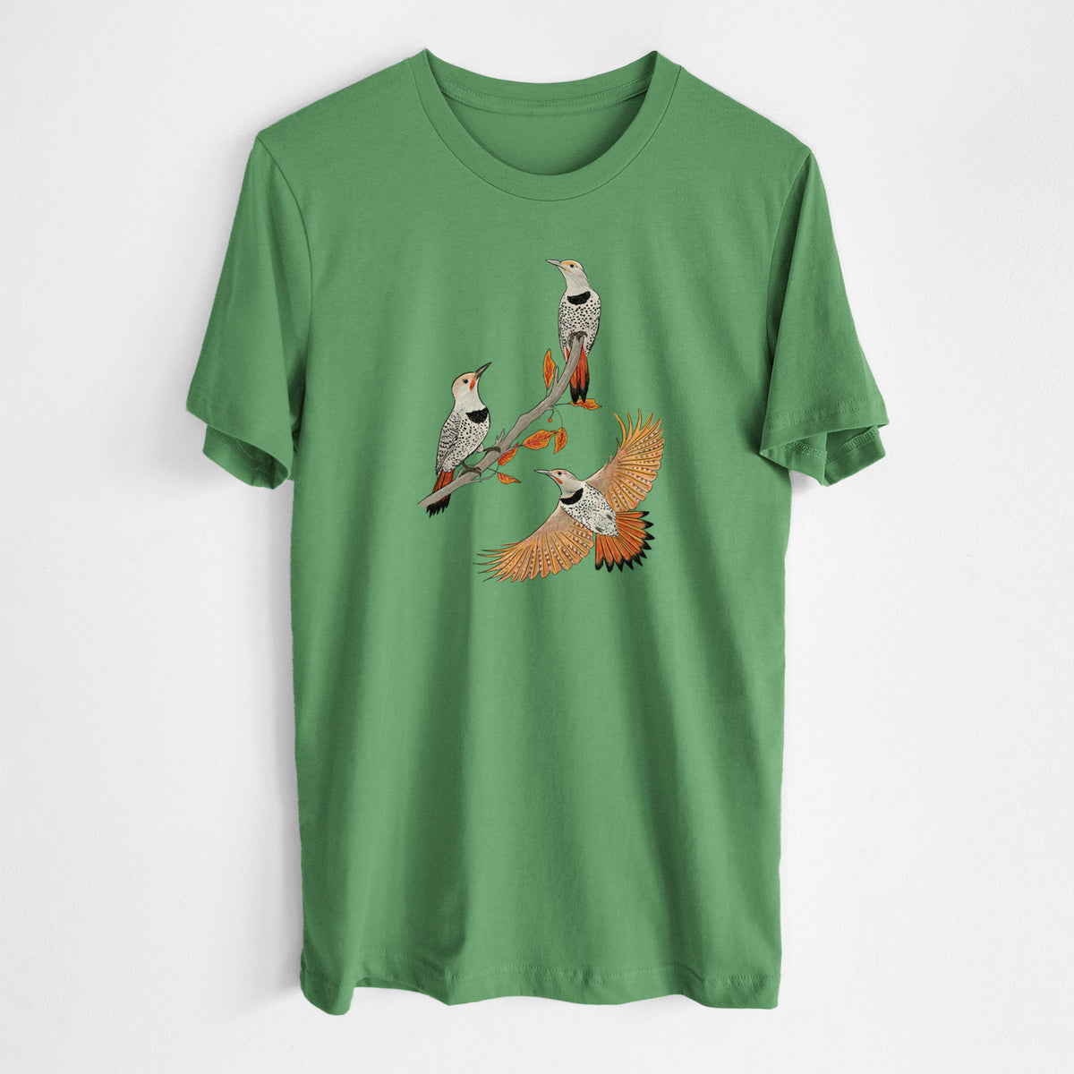Northern Flickers (Red-shafted) - Colaptes auratus - Lightweight 100% Cotton Unisex Crewneck