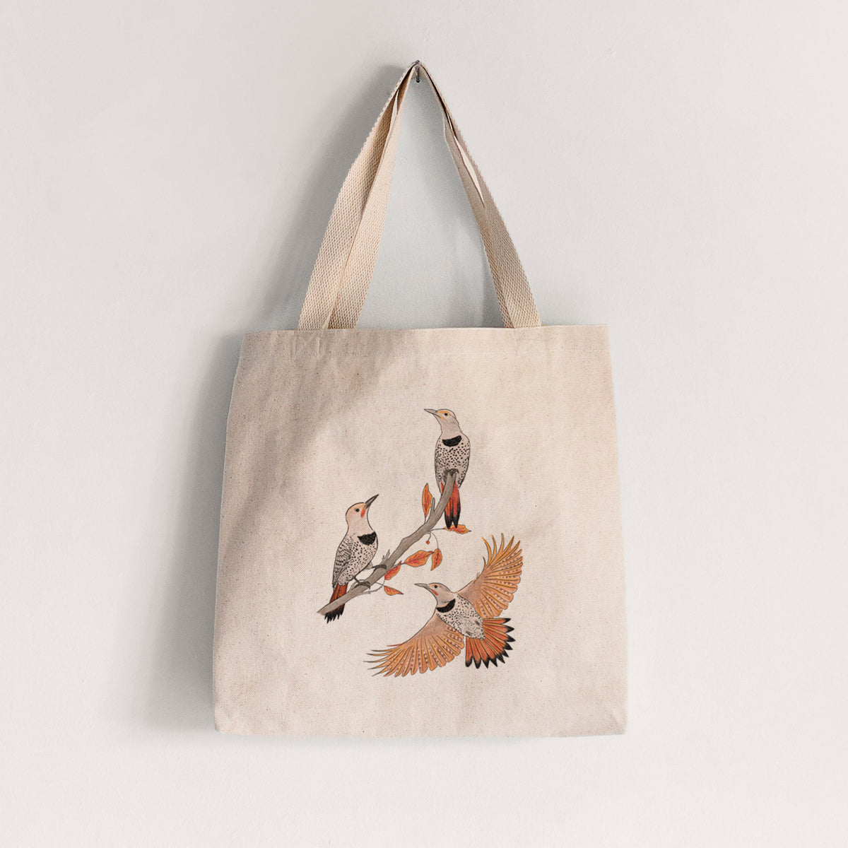 Northern Flickers (Red-shafted) - Colaptes auratus - Tote Bag
