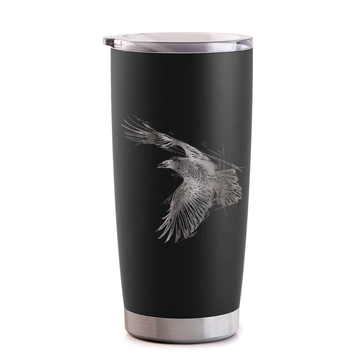 Flying Raven - Corvus corax - 20oz Polar Insulated Tumbler