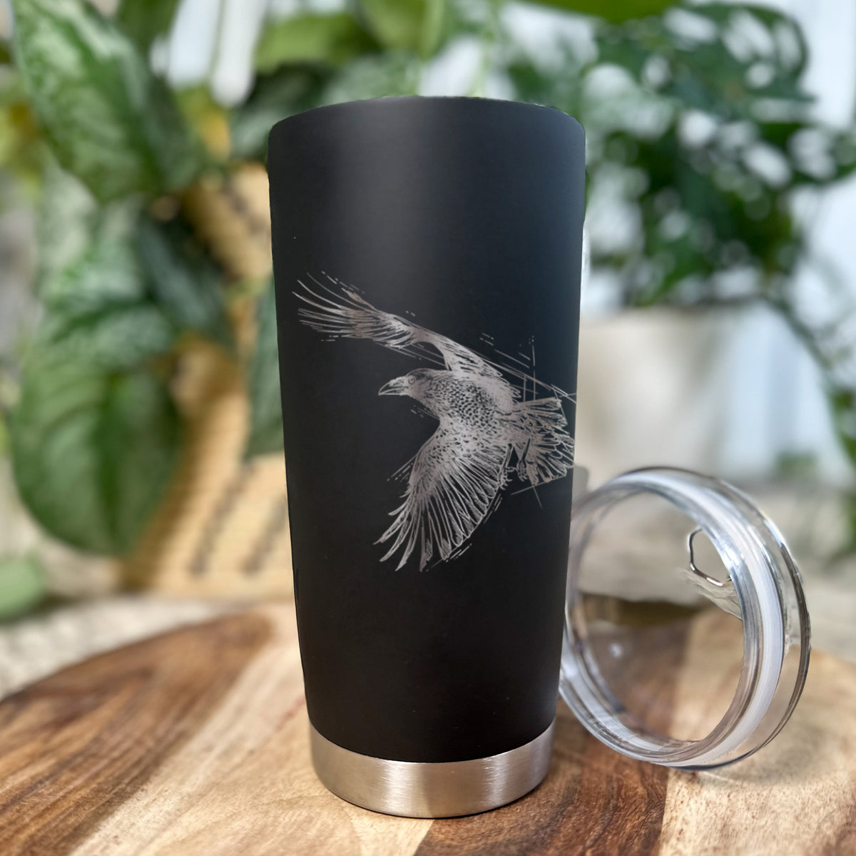 Flying Raven - Corvus corax - 20oz Polar Insulated Tumbler