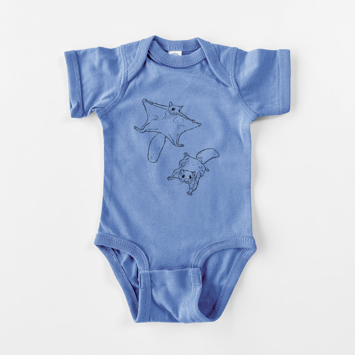 Southern Flying Squirrels - Glaucomys volans - Baby Fine Jersey Bodysuit