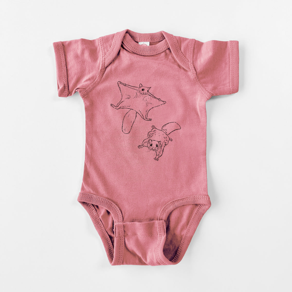 Southern Flying Squirrels - Glaucomys volans - Baby Fine Jersey Bodysuit