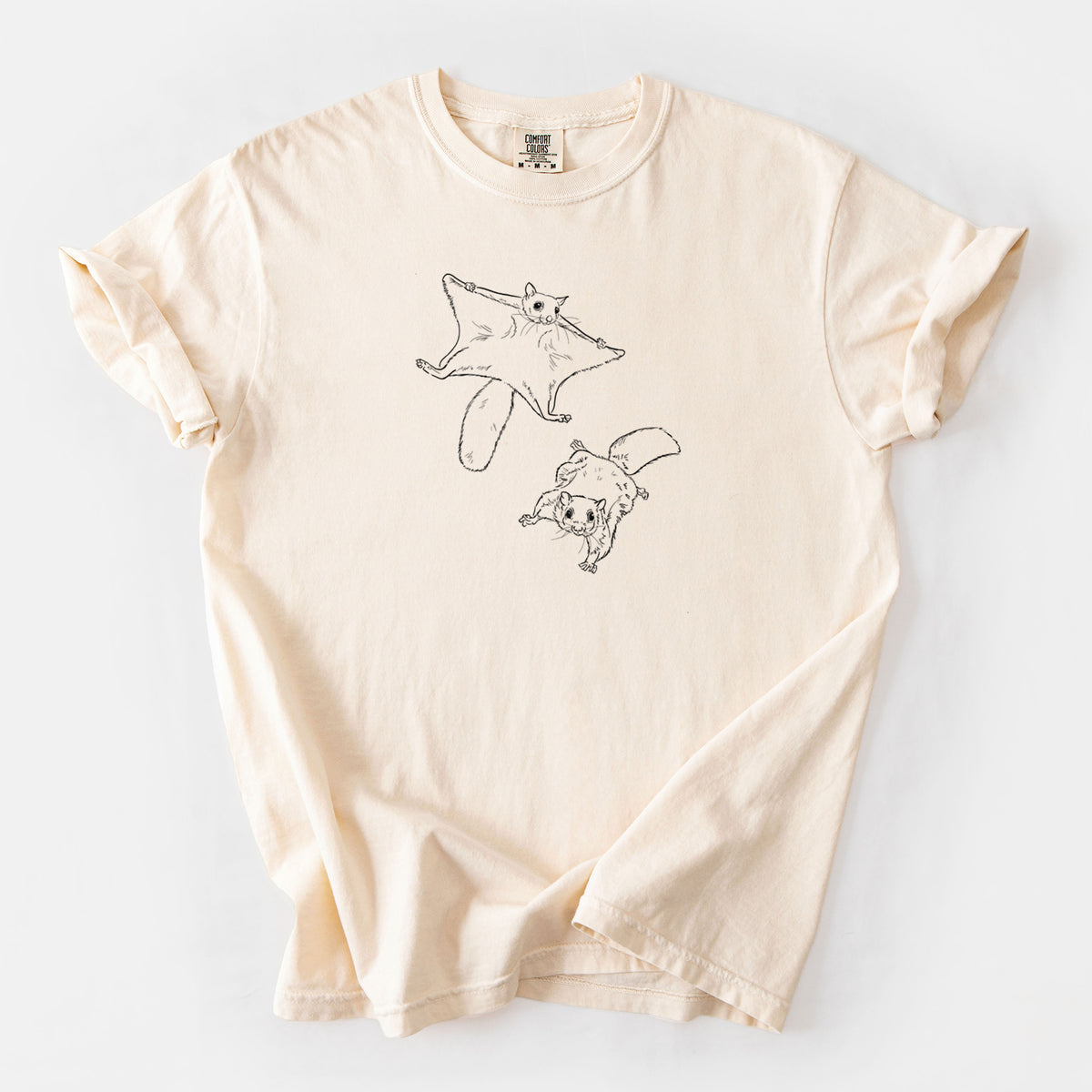 Southern Flying Squirrels - Glaucomys volans - Unisex Comfort Colors Garment-Dyed Heavyweight T-shirt