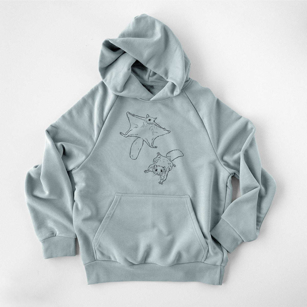 Southern Flying Squirrels - Glaucomys volans - UltraLuxe Heavyweight French Terry Hoodie