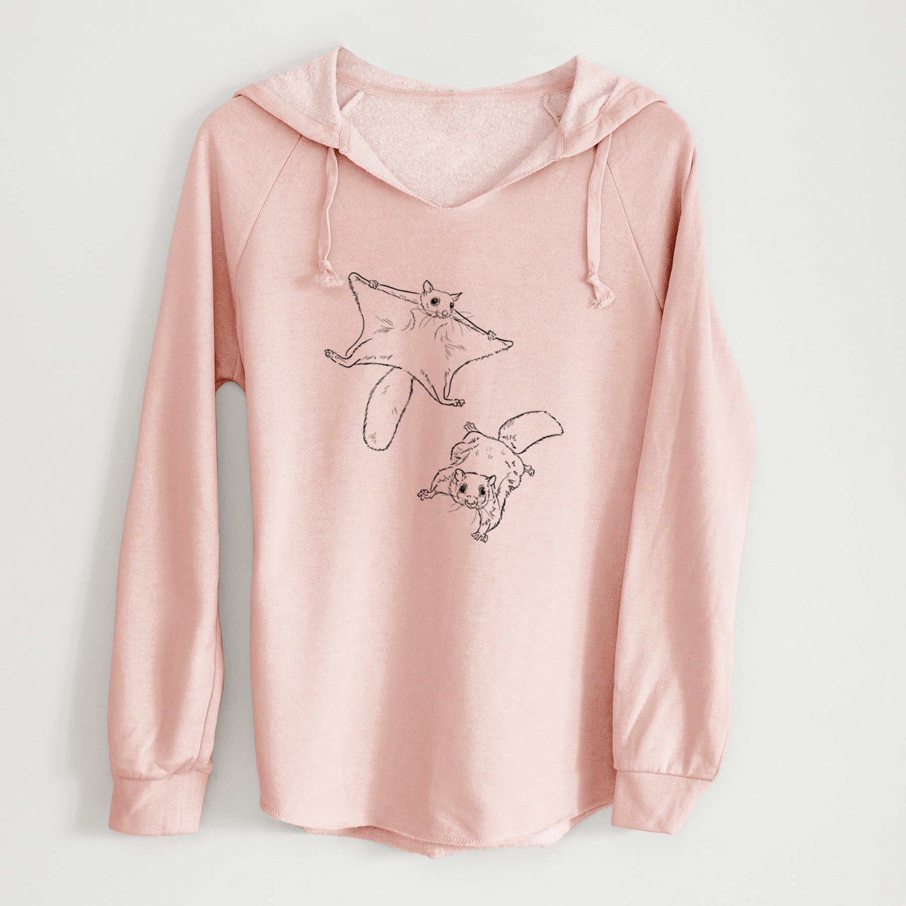 Southern Flying Squirrels - Glaucomys volans - Cali Wave Hooded Sweatshirt