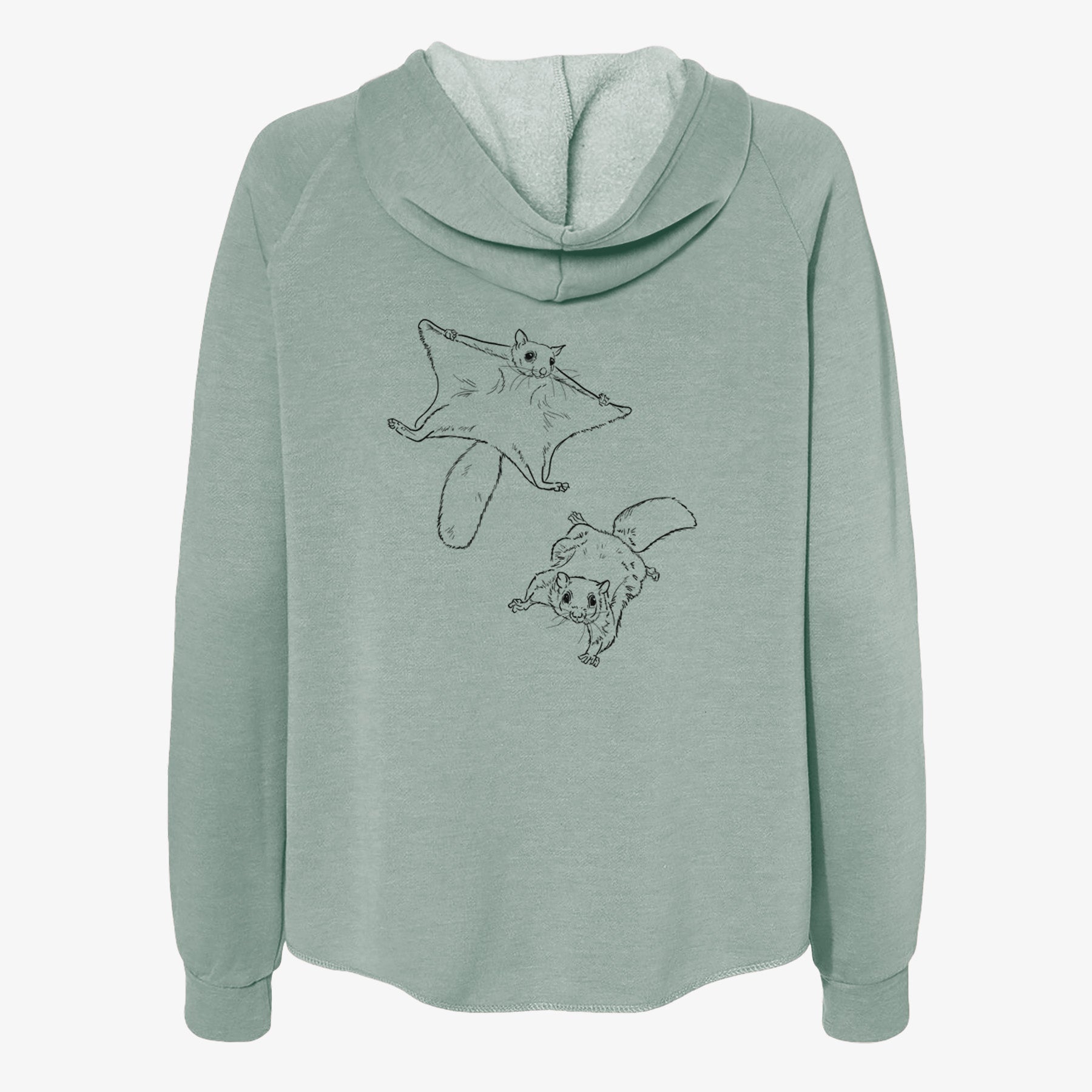 Southern Flying Squirrels - Glaucomys volans - Women's Cali Wave Zip-Up Sweatshirt
