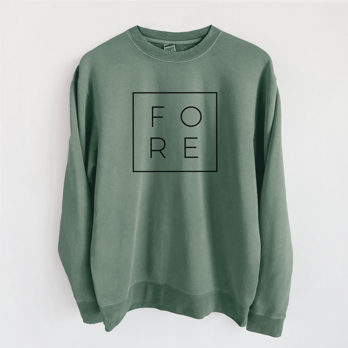 Fore Boxed - Unisex Pigment Dyed Crew Sweatshirt