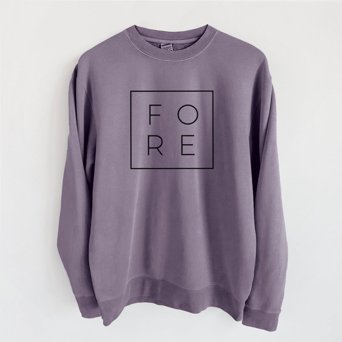 Fore Boxed - Unisex Pigment Dyed Crew Sweatshirt