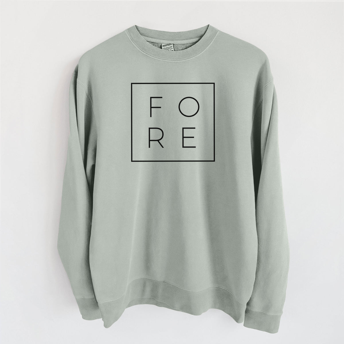 Fore Boxed - Unisex Pigment Dyed Crew Sweatshirt