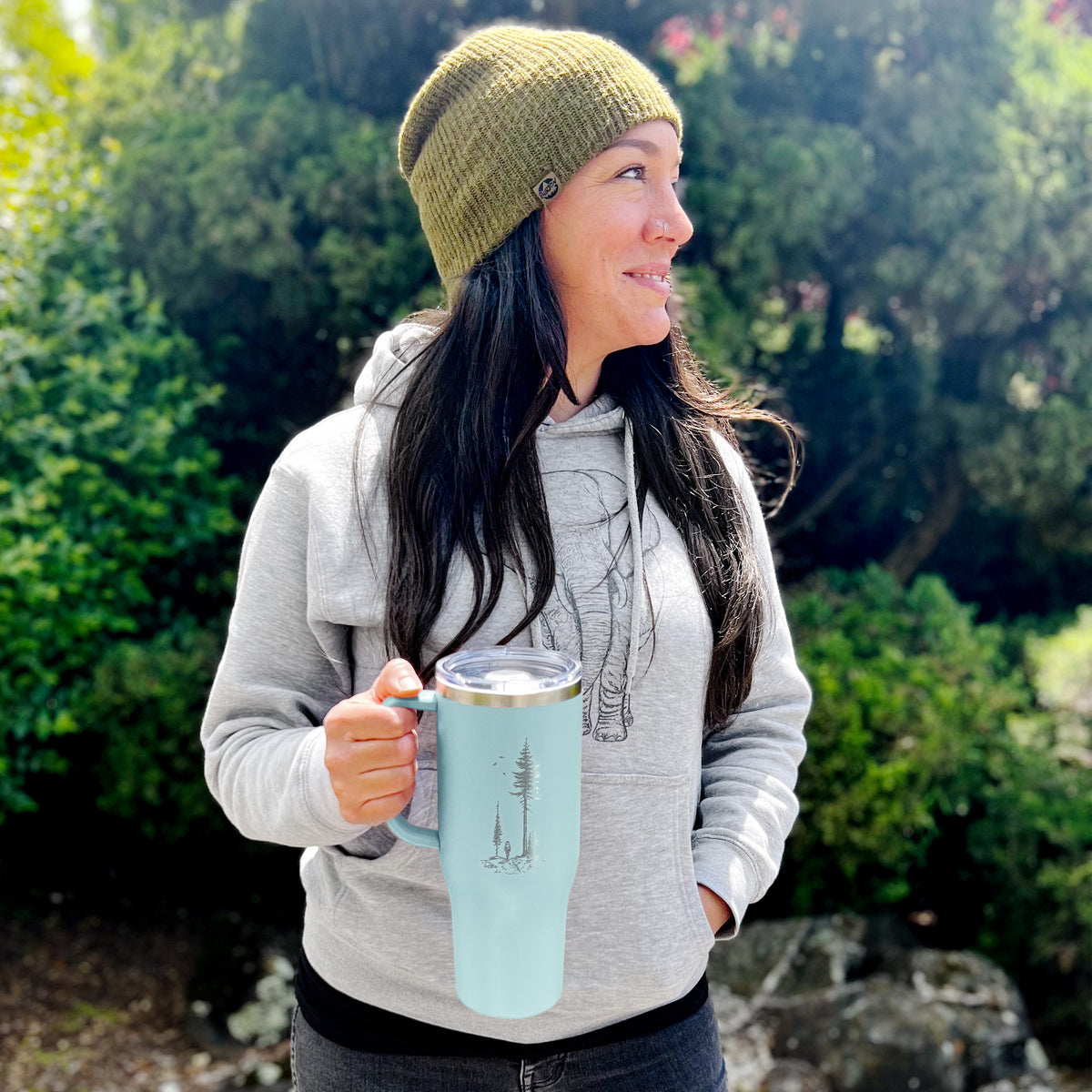 Forest Explorer - 40oz Tumbler with Handle