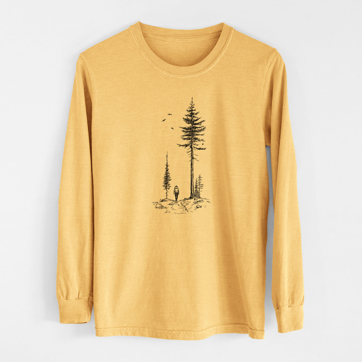 Forest Explorer - Men&#39;s Heavyweight 100% Cotton Long Sleeve
