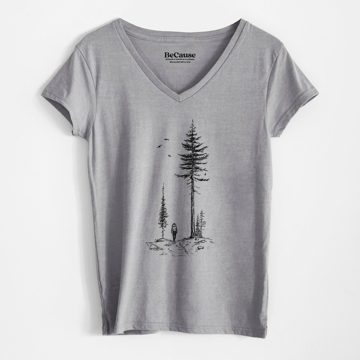 Forest Explorer - Women&#39;s 100% Recycled V-neck