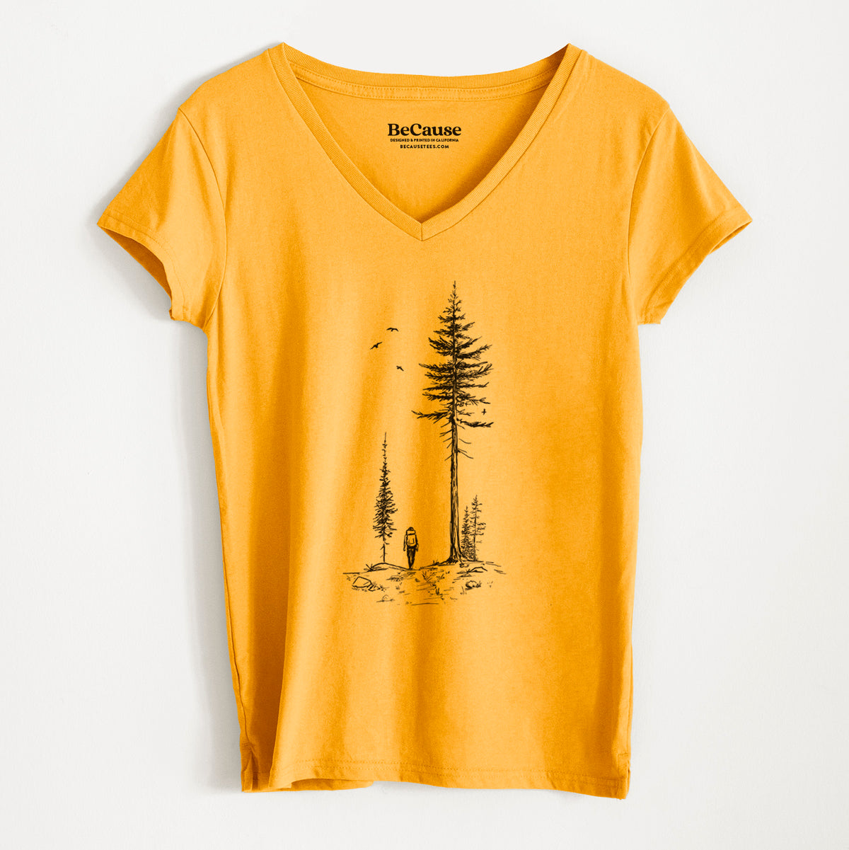Forest Explorer - Women&#39;s 100% Recycled V-neck